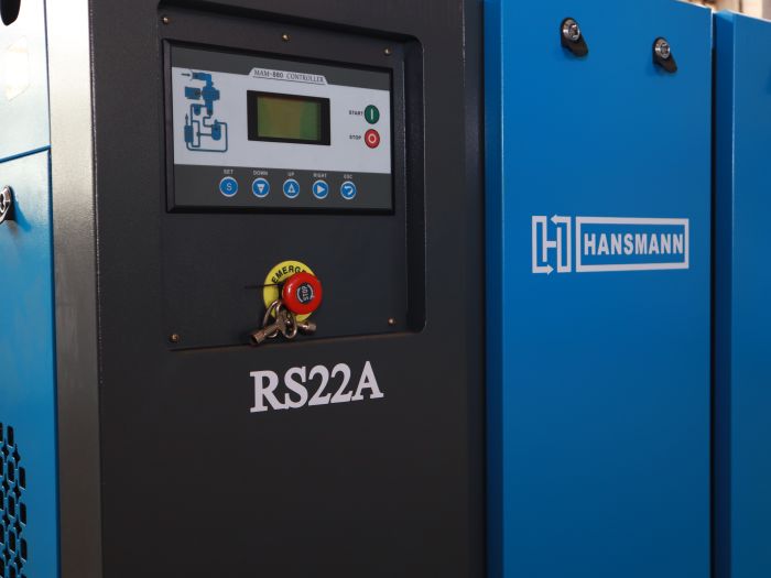 Винтовой компрессор Hansmann RS30E, прямой привод, 8/10/12 бар, IP23