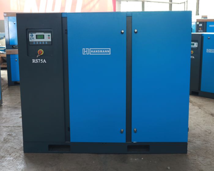Винтовой компрессор Hansmann RS75A, прямой привод, 8/10/12 бар, IP23