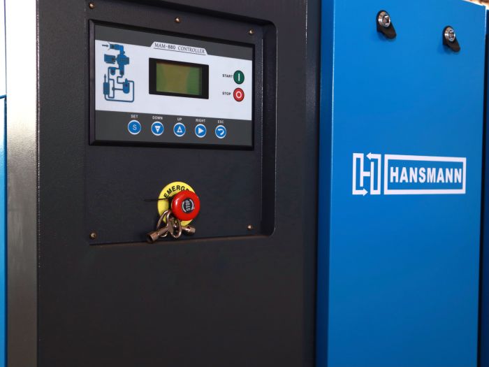 Винтовой компрессор Hansmann RS30E, прямой привод, 8/10/12 бар, IP23