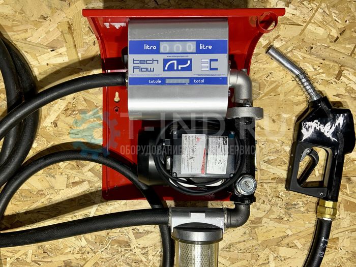 Насосная станция перекачки топлива Adam Pumps HI-TECH 80, 220 В, 80 л/мин, с фильтром и авт. пистолетом