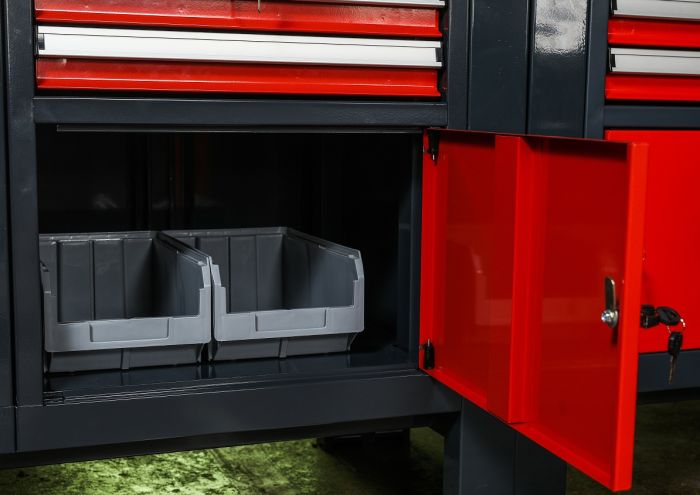 Тумба инструментальная для верстака Ferrum Premium 15.212, 2 ящика и секция