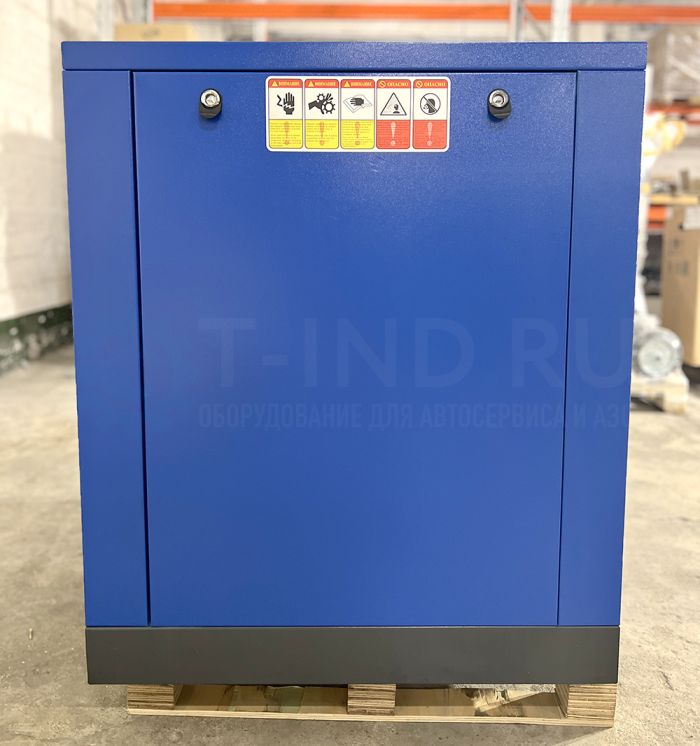 Винтовой компрессор KraftMachine KM15-8рВ, ременной привод, 8 бар, IP23, 2400л/мин