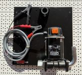 Насос для дизельного топлива Piusi F002100BB Basic ST ByPass 3000/12V, 50 л/мин, 12В, с монтажной панелью и держателем для пистолета