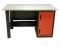 Верстак слесарный Garopt No boxes GT1400STD.red, однотумбовый, 2 полки