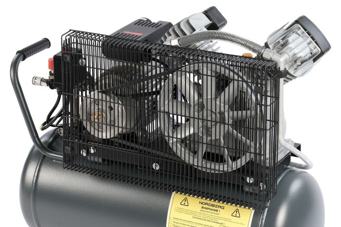 Поршневой компрессор NORDBERG NCP50/420A, ременной привод, масляный, 420 л/мин, 220В