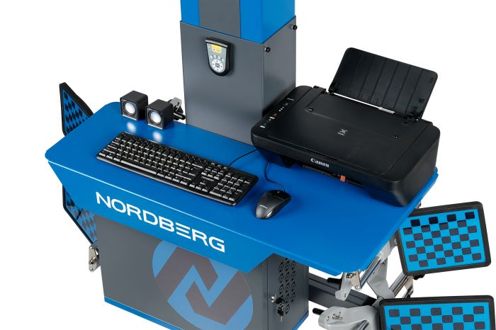 Стенд сход развала 3D NORDBERG C802 (5005) синий
