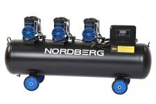Поршневой компрессор NORDBERG NCEO170/750, прямой привод, безмасляный, 170л, 750 л/мин, 380В