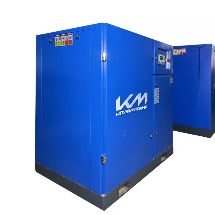 Винтовой компрессор на постоянных магнитах KraftMachine КМ55-8ПМ, прямой привод, 8 бар, IP55, 10000л/мин, с ЧП