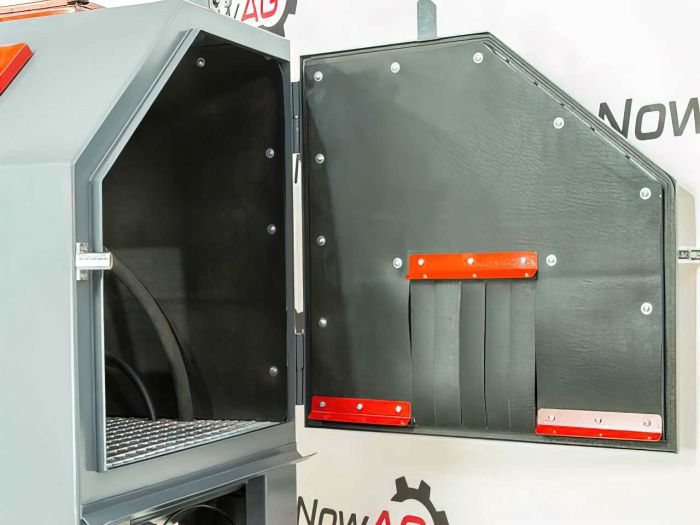 Пескоструйная камера NowAG A-100PF с фильтром, напольная, напорная