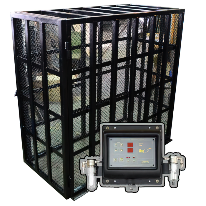 Клеть защитная для накачки грузовых шин (колес) Polarus KL-30M AirD + устройство AirD PRO-10