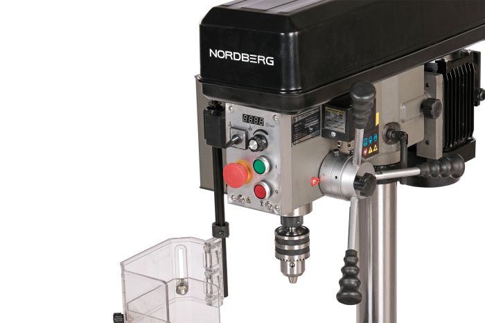 Станок сверлильный NORDBERG ND2053PV, 750Вт, 20мм, 380В, вариатор скоростей