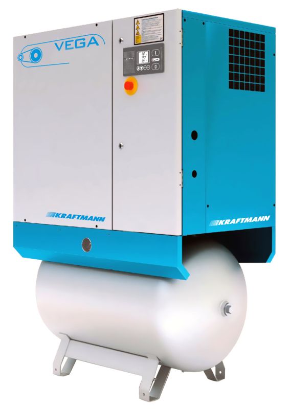Винтовой компрессор Kraftmann VEGA 7 O R 270 (8 бар) электрический, ременной, масляный