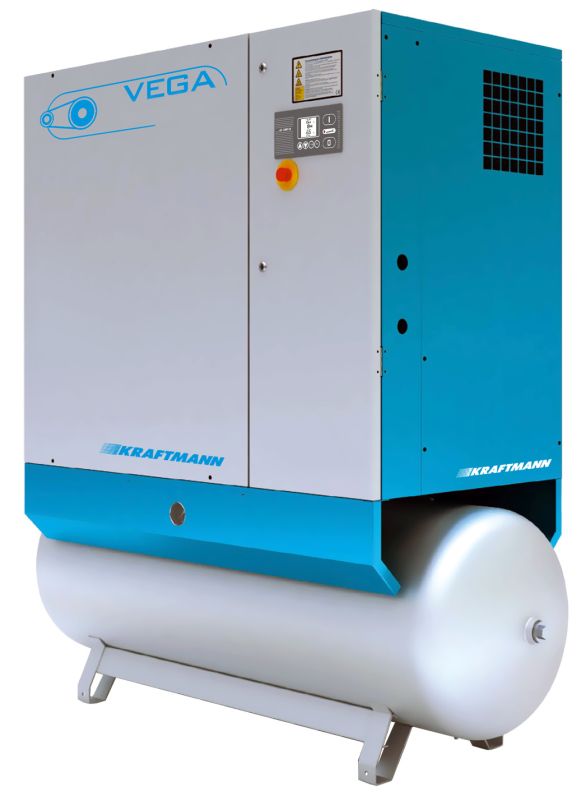 Винтовой компрессор Kraftmann VEGA 7 O R 500 (8 бар) электрический, ременной, масляный