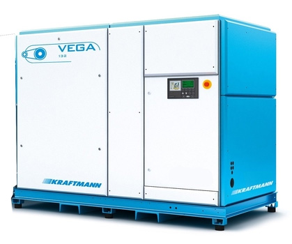 Винтовой компрессор Kraftmann VEGA 90 (8 бар) электрический, ременной, масляный