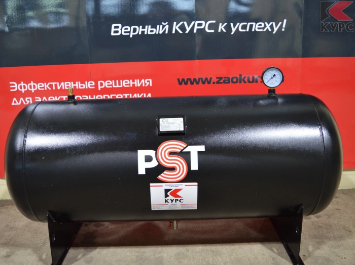 Воздушный ресивер для компрессора PST РГ-250/10, горизонтальный, 10 бар, 250л