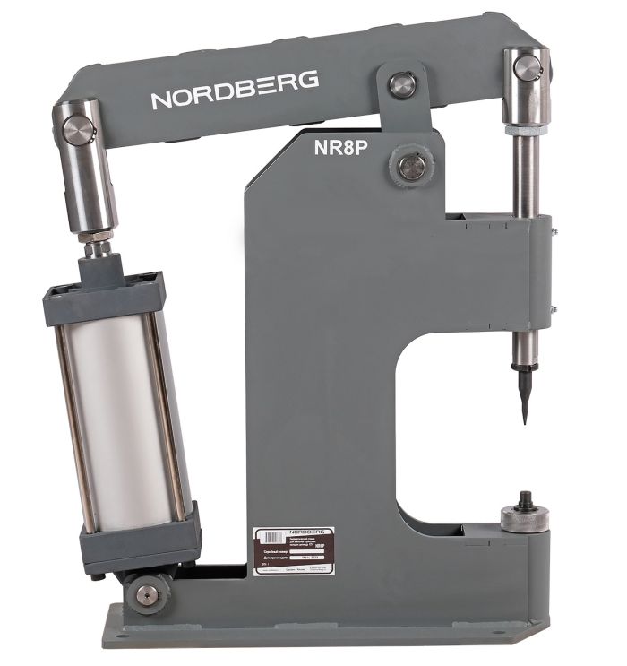 Клепальный станок для тормозных колодок NORDBERG NR8P, 6 тонн, пневматический