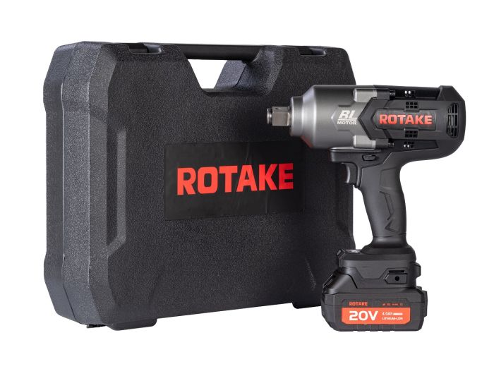 Гайковерт аккумуляторный ударный Rotake RC8805, 3/4", 1700 Нм, в кейсе