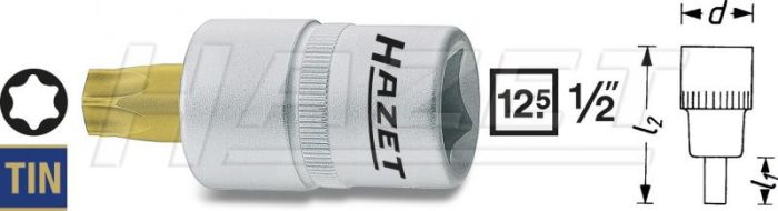 Головка 1/2" с вставкой TORX T30 HAZET 992-T30