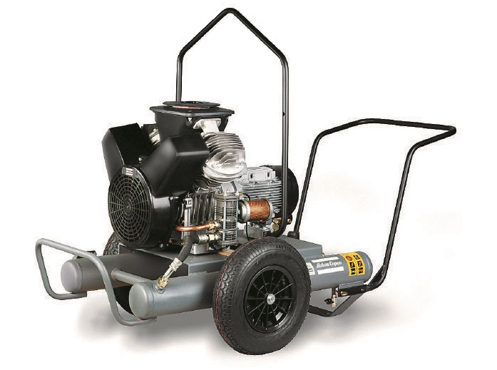 Поршневой компрессор Atlas Copco LT 2-20 (1ph) Trolley, коаксиальный привод, масляный, 126 л/мин, 380В