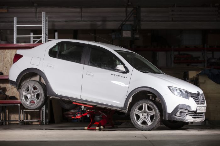 Подъемник автомобильный ножничный минилифт 3 тонны ASTRA microLIFT2 AR100.4, пневматический