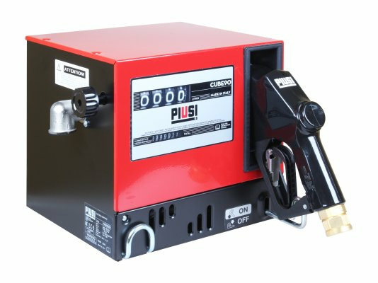 Мобильная топливораздаточная колонка Piusi CUBE 90 K44, 90 л/мин, 220 В, мини ТРК для дизельного топлива
