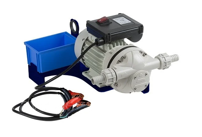 Насос для перекачки мочевины (AdBlue) Adam Pumps MP1 24, 24В, 32 л/мин на металлической панели