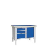 Верстак слесарный Верстакофф CTR 1232.S37.3, 2 тумбы, 3 ящика