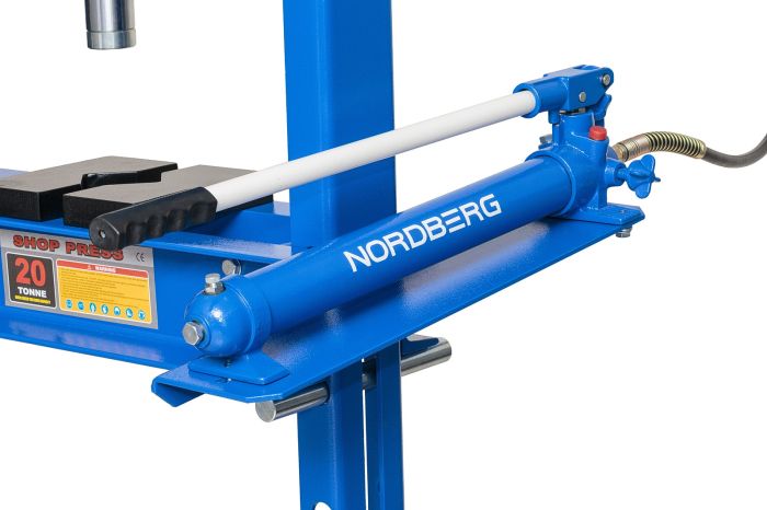 Пресс гидравлический ручной 20 тонн Nordberg ECO N3620L, напольный, гаражный