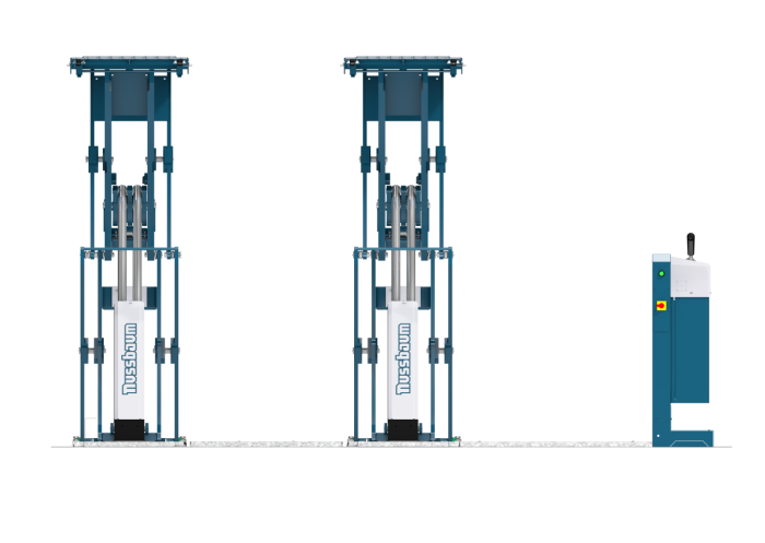 Подъемник автомобильный ножничный 3,5 тонны Nussbaum JUMBO LIFT 3500 HF X-TEND, электрогидравлический, 380В