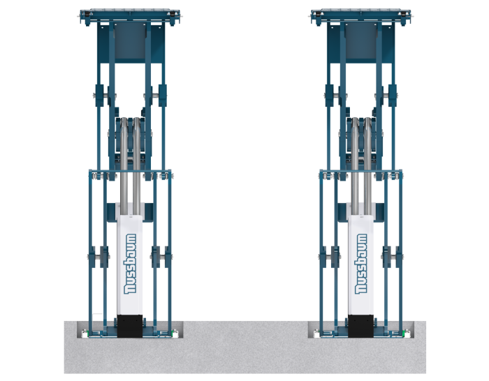 Подъемник автомобильный ножничный 3,5 тонны Nussbaum JUMBO LIFT 3500 HF X-TEND UF, электрогидравлический, 380В