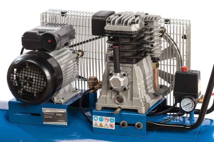 Поршневой компрессор NORDBERG ECO NCE100/400-220, ременной привод, масляный, 400 л/мин, 220В
