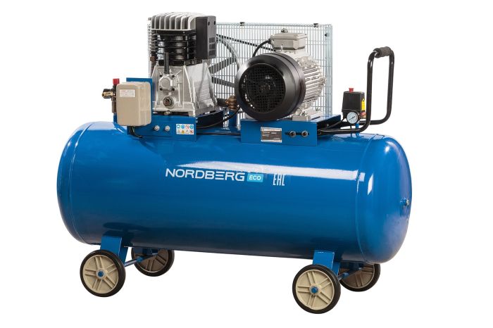 Поршневой компрессор NORDBERG ECO NCE300/1050, ременной привод, масляный, 1050 л/мин, 380В