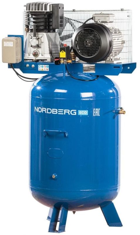 Поршневой компрессор NORDBERG ECO NCEV300/810, ременной привод, масляный, 810 л/мин, 380В