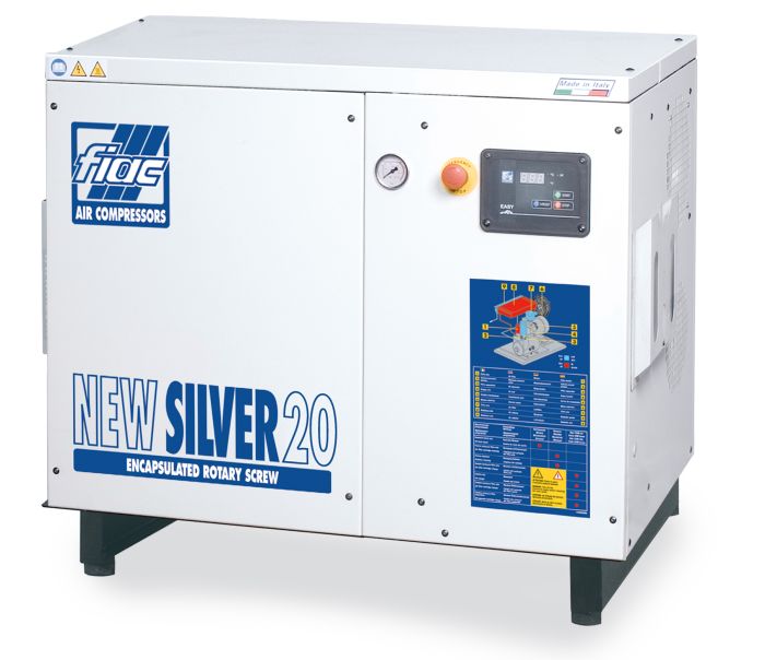 Винтовой компрессор Fiac NEW SILVER 20 8 ременной, масляный, 380 В