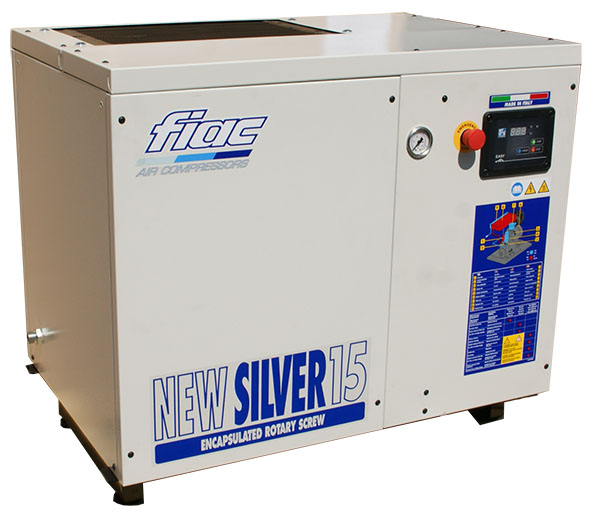 Винтовой компрессор Fiac NEW SILVER 15 10 ременной, масляный, 380 В