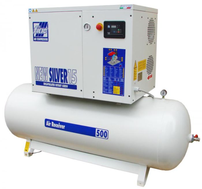 Винтовой компрессор Fiac NEW SILVER 15/300 10 ременной, масляный, 380 В