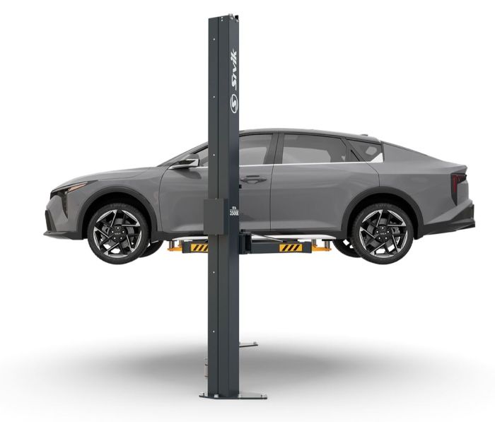 Подъемник двухстоечный автомобильный 3,5 тонны Sivik ПГА-3500-Е_grey, электрогидравлический, 380В