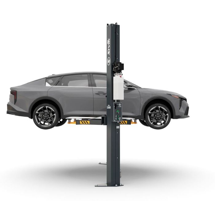 Подъемник двухстоечный автомобильный 3,5 тонны Sivik ПГА-3500-Е_grey, электрогидравлический, 380В