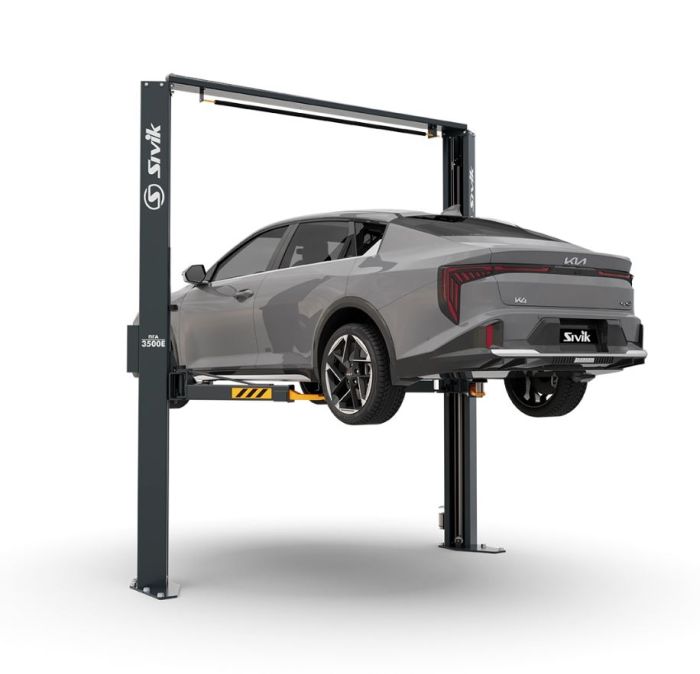 Подъемник двухстоечный автомобильный 3,5 тонны Sivik ПГА-3500-Е_grey, электрогидравлический, 380В
