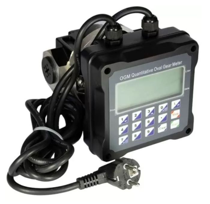 Счетчик для бензина и ДТ Petropump OGM25-Q PP820006, электронный, расходомер топлива, 120 л/мин
