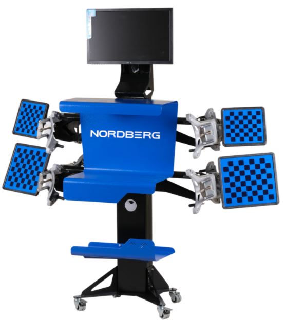 Стенд сход развала 3D четырёхкамерный NORDBERG C804-C (5005), настенный, синий