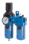 Фильтр воздушный с редуктором и лубрикатором NORDBERG NP8412, 1/4", 25мкрн