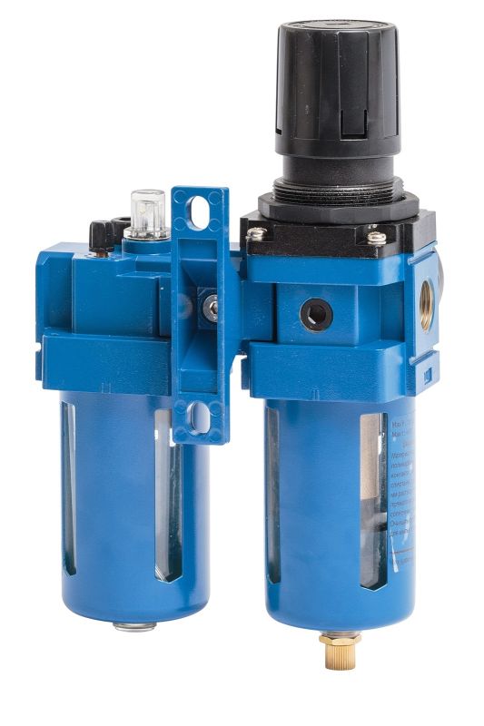 Фильтр воздушный с редуктором и лубрикатором NORDBERG NP8412, 1/4", 25мкрн