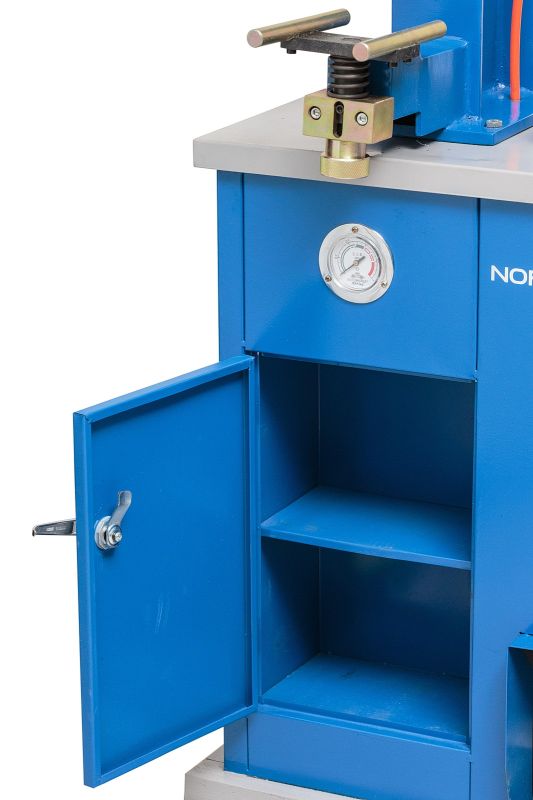 Клепальный станок для тормозных колодок NORDBERG NR6H, 6 тонн, пневмогидравлический