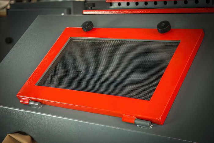 Пескоструйная камера NowAG A-100PF с фильтром, напольная, напорная