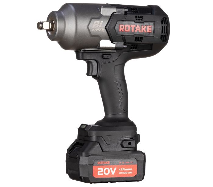 Гайковерт аккумуляторный ударный Rotake RC8804, 1/2", 1700 Нм, в кейсе