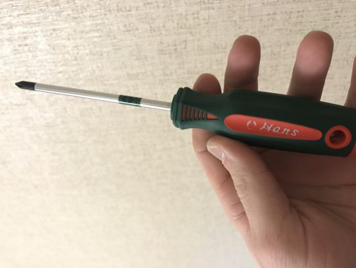 Отвертка силовая крестовая Hans 0420PH1-4, PH1*100мм
