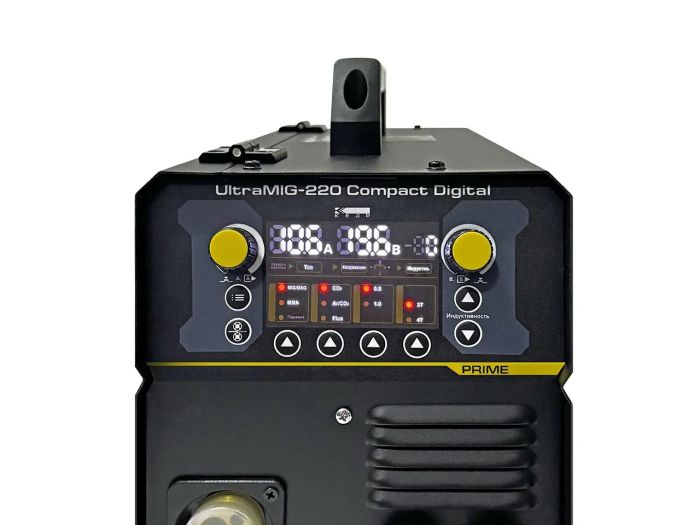 Сварочный инверторный полуавтомат КЕДР ULTRAMIG-220 Compact Digital, MIG/MAG, 230В, 220А