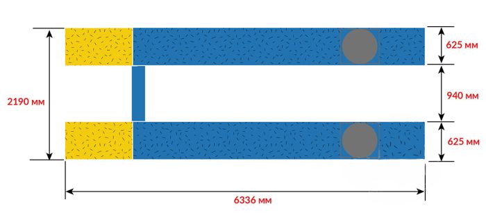 Подъемник автомобильный ножничный 4 тонны PEAK DX-4000A, электрогидравлический, 380В