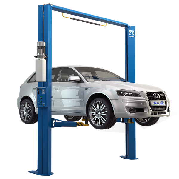 Подъемник двухстоечный автомобильный 4,2 тонны Sivik ПГА-4200-Е blue, электрогидравлический, 380В